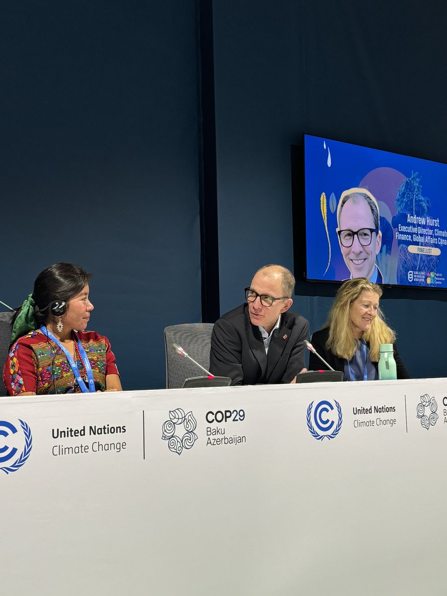GAGGA_Alliance's tweet photo. @Seruni_ID @mamacash @AIDAorg @prcnepal @SWalshEU @Irish_Aid @pawankafund @WampieLibon @DutchMFA Andrew Hurst, Director of Climate Finance @CanadaDev „we need commitments from governments to support Locally Led Adaptation including finance &amp; we have to listen to these stories and practical examples to remind ourselves in negotiations: we negotiate about people‘s lives ! https://t.co/hysIVZmrSr