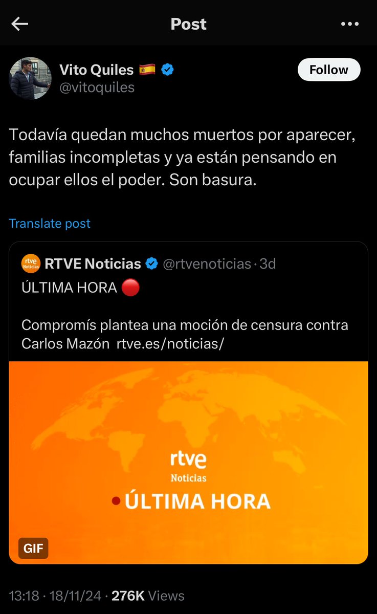 CharlieVay's tweet photo. @vitoquiles Son basura. https://t.co/g6s3ySc6T3