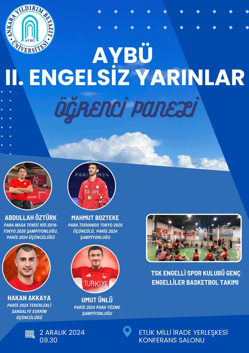 ENGELSİZ-YBU KULÜBÜ (@engelsizybu) on Twitter photo 