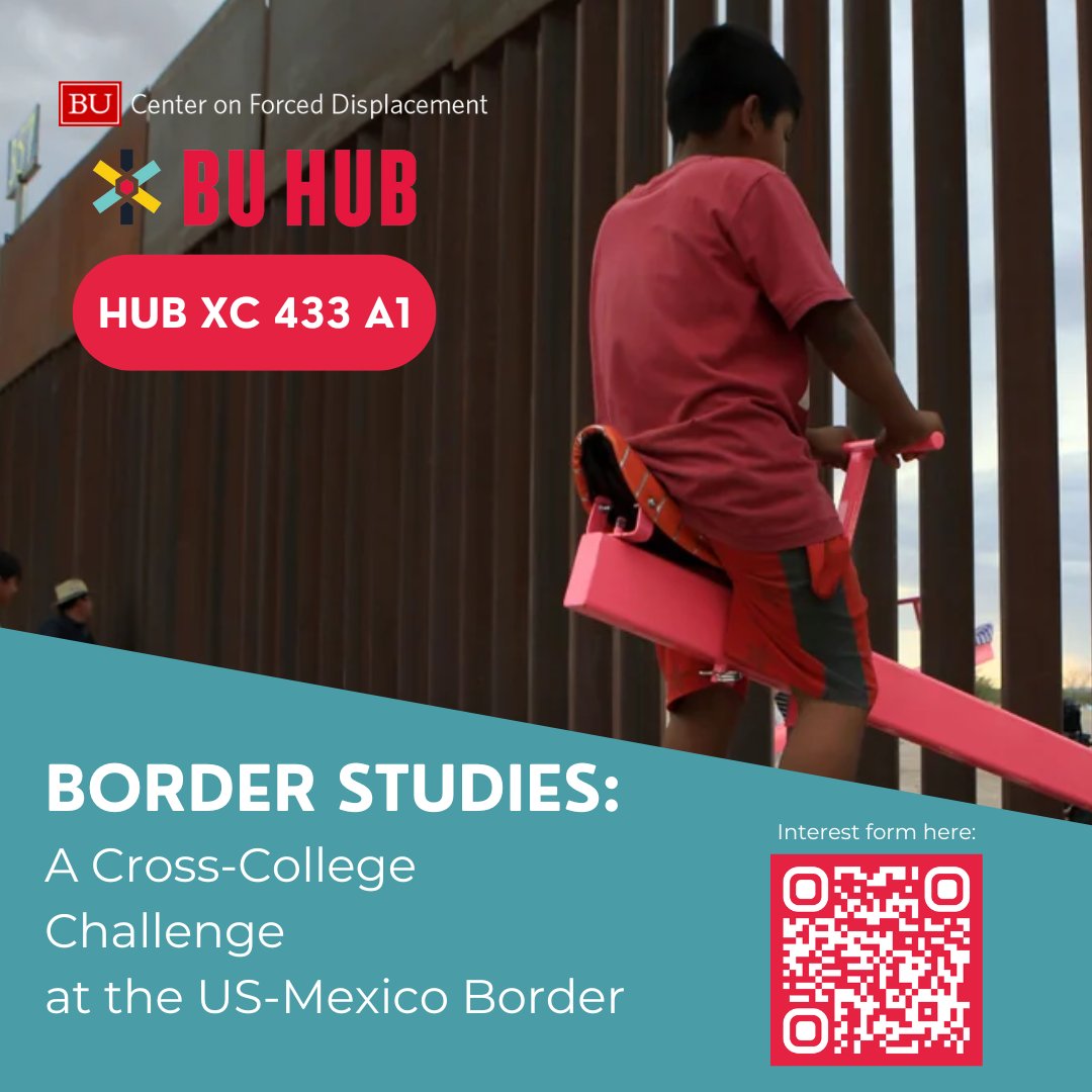 cfd_center's tweet image. “Border Studies: A Cross-College Challenge at the US-Mexico Border” provides an introduction to the US border regime. This course includes a weeklong trip to the Rio Grande Valley.

Fill out the interest form to learn more: forms.gle/6Af37C21dsERSR…)