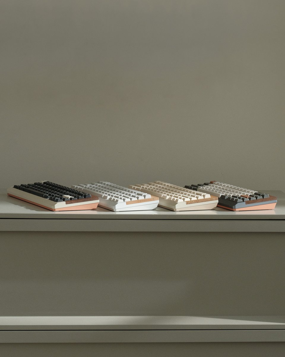 ⏰ Encore Series 2 first drop is live! Limited run of 700 units in 4 colorways:

$289: Crema/Oak/Dawn (135)
$289: White/Maple/Silver (110)
$529: Crema/Walnut/Copper (75)
$529: Blue-Grey/Walnut/Copper (30)

Available now at modedesigns.com/encore. Limit 1 per person.