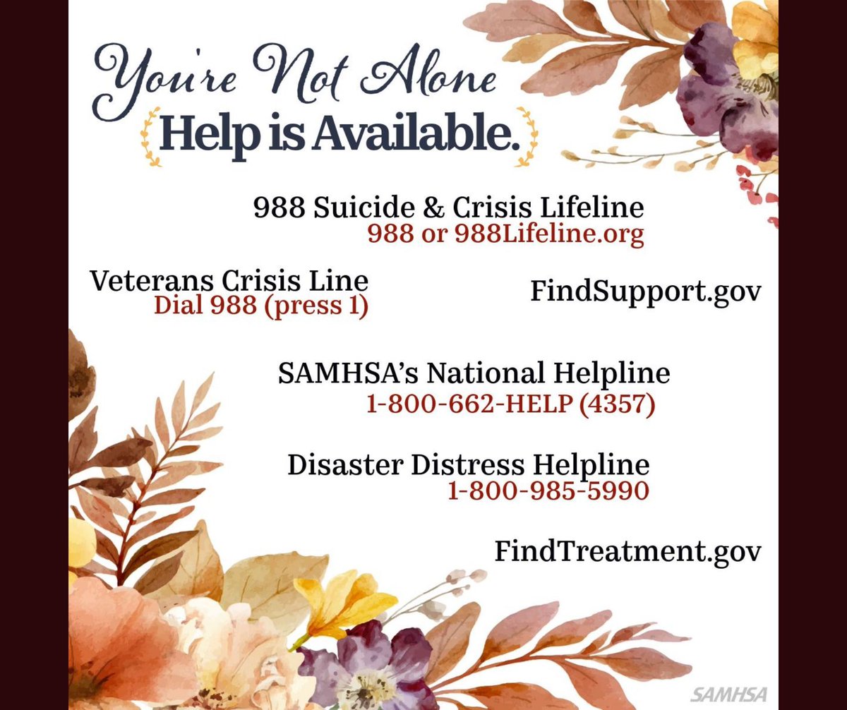 For some people, the holidays can be hard- remember, you are not alone, help is available. If you need to speak to someone, there are many resources available to you, some 24 hours a day.