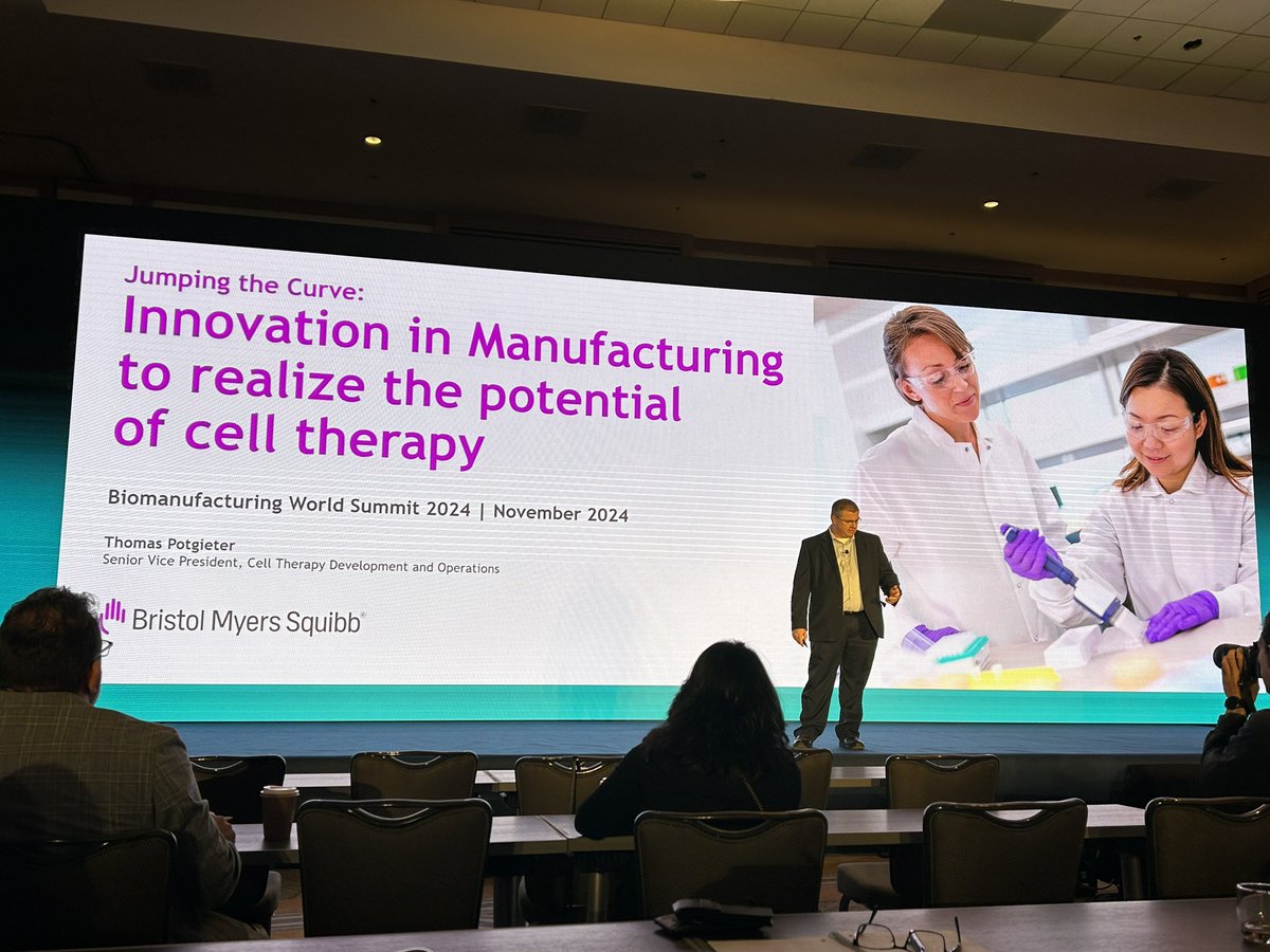 Lynn_USTW's tweet photo. That bag is hope! Thomas Potgieter sharing what I means to run Cell Therapy. #BMWS2024. https://t.co/s7WoWbit3L