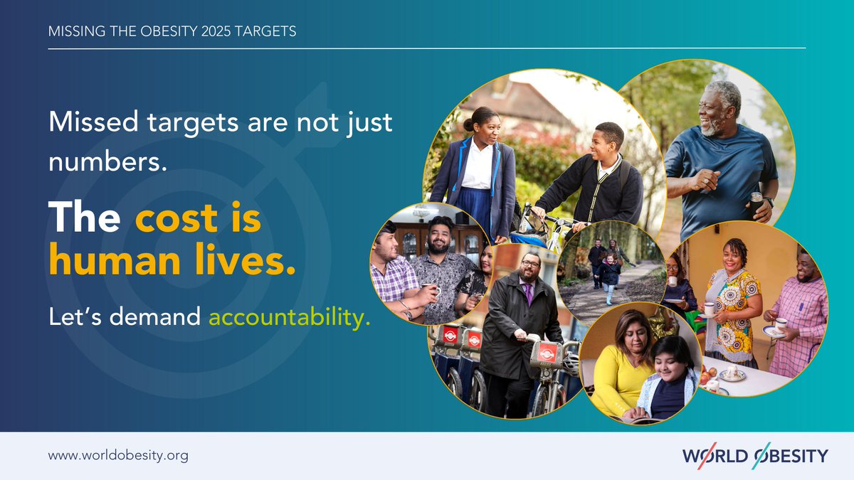 Governments must be held accountable for failing to address #obesity and its consequences. 

📆📈 The upcoming 2025 High-Level Meeting on #NCDs is a chance to demand transparency and action on missed targets.

➡️ worldobesity.org/news/a-year-to…