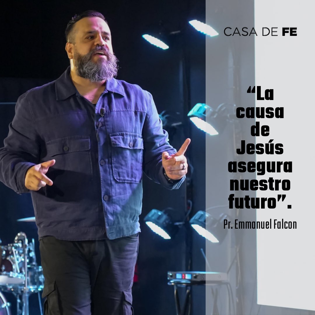 cdfemty's tweet photo. “La causa de Jesús asegura nuestro futuro”.
Pr. @emmanuelfalcon
El domingo pasado Dios nos reto a vivir con todo lo que somos por su causa.
Escucha el mensaje completo en nuestra página en Facebook y compártelo.
#ExperienciaCasaDeFe #EresBienvenidoEscuchadoYAmado #CasaDeFe https://t.co/GnAnFOhmTC