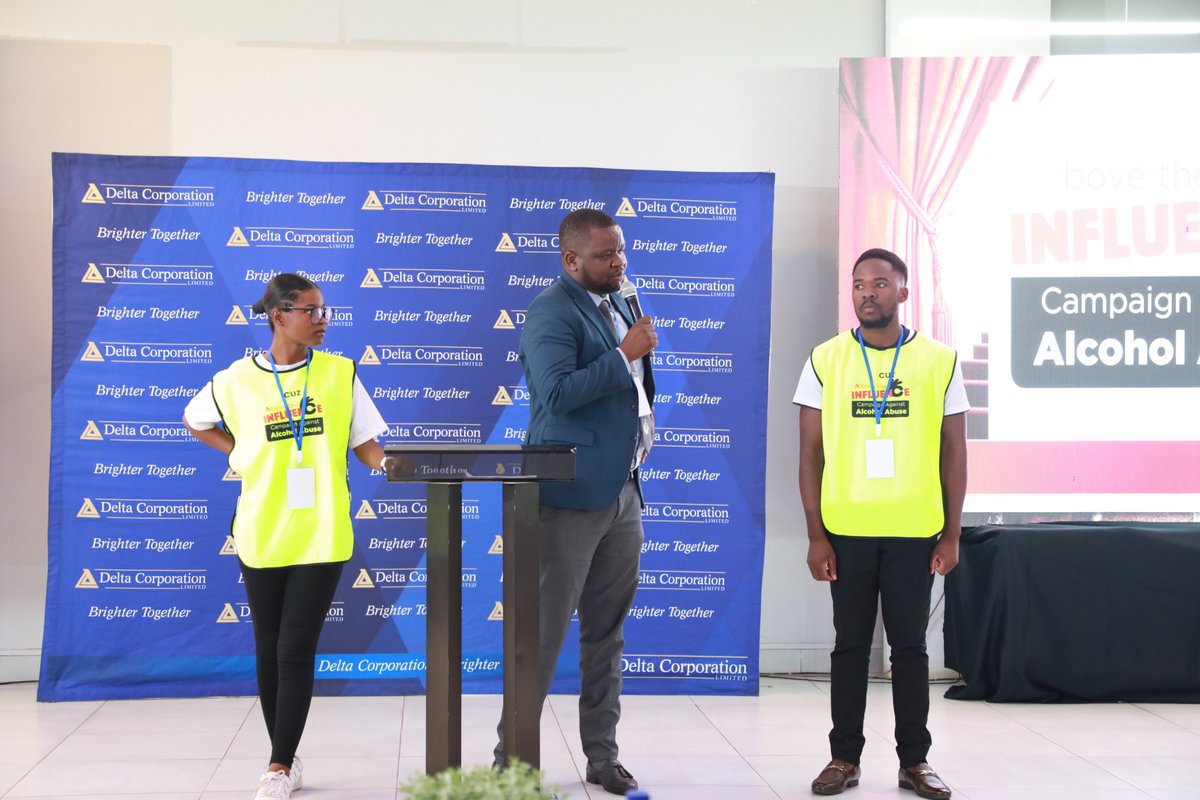 BOOSTFellowship's tweet photo. “We are very grateful that Delta Corporation and its partners is implementing this challenge and is pushing models to lessen the harms of alcohol and substance abuse.”

Mr. Mufukwadziya – Min of Health and Child Care Rep

#abovetheinfluence #smartdrinking #innovationchallenge https://t.co/bzk5rzJY6Z