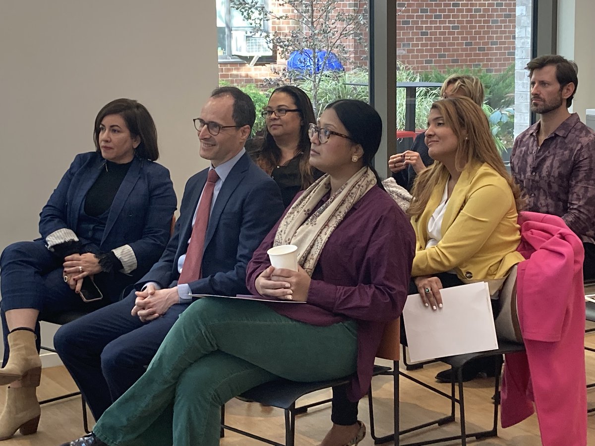 We celebrated the first cohort of our Literacy &amp; Justice Leadership Institute, where leaders from 10 NYC adult education programs shared projects that strengthen their work through a 'literacy for justice' framework. Thanks to Council Member Hanif (<a href="/CMShahanaHanif/">Council Member Shahana Hanif</a>) for attending!