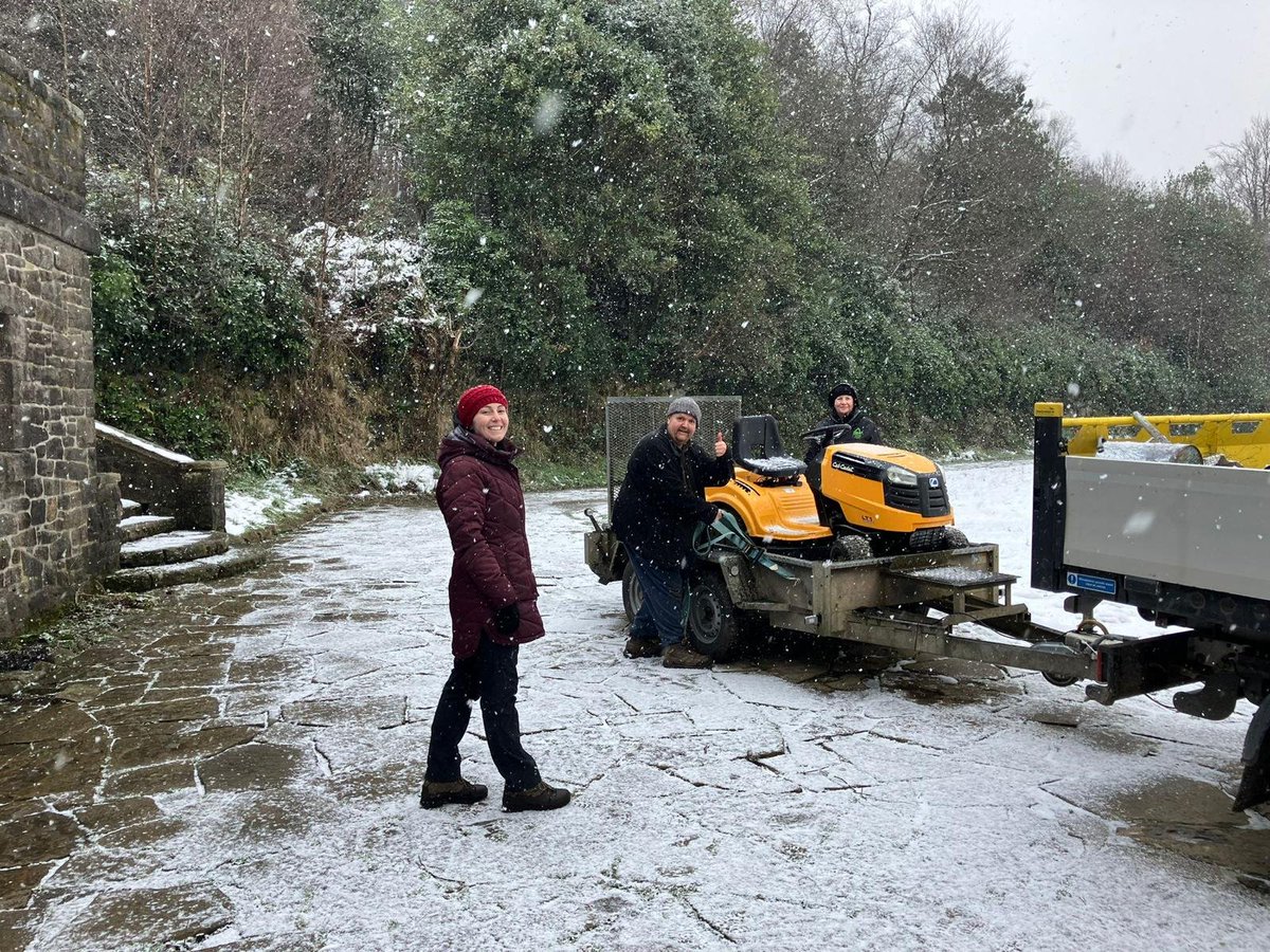 Over Winter for the past few years we have encountered this trespass and ASB to our Lawns.

This is a Heritage Crime. Please, if you ever encounter this on a visit, report it to the police 🙏 

It didn't keep our Staff Team down though 👊💪