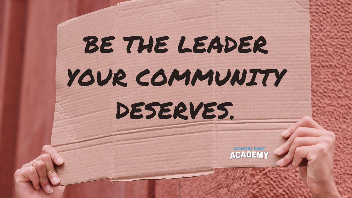 Country1stAcad's tweet photo. Tired of waiting for waiting for the right leaders for your community? Maybe that's you. Run for office, lead with integrity, and shape a better future for everyone. Country First Academy can guide you. #RunForOffice #LeadWithPurpose https://t.co/ZvZjA2NDDE