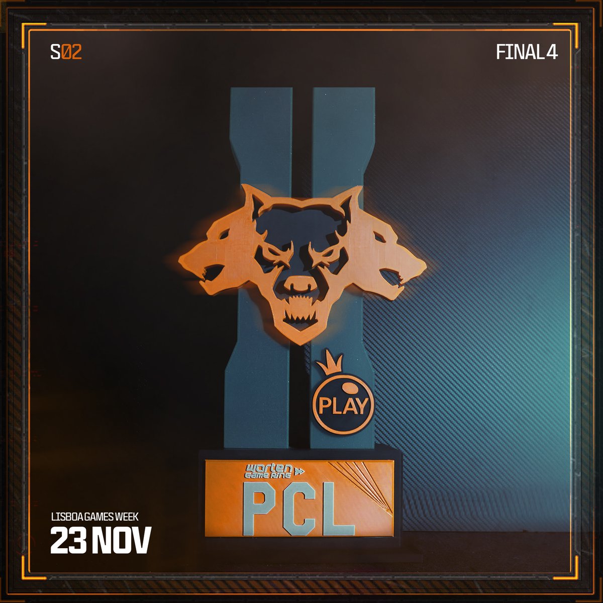Quem irá levantar a Taça 𝐖𝐨𝐫𝐭𝐞𝐧 𝐆𝐚𝐦𝐞 𝐑𝐢𝐧𝐠 𝐏𝐂𝐋? 🏆

Dia 23 de Novembro no Palco Principal da Lisboa Games Week!