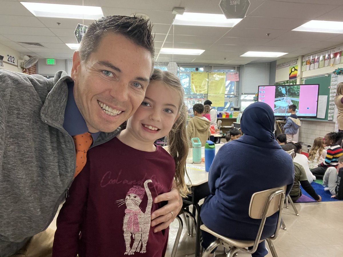 Another great AEW visit! Thank you <a href="/chapelhilles/">Chapel Hill ES</a> and Mrs. Schultheis for helping this young lady blossom. 💗