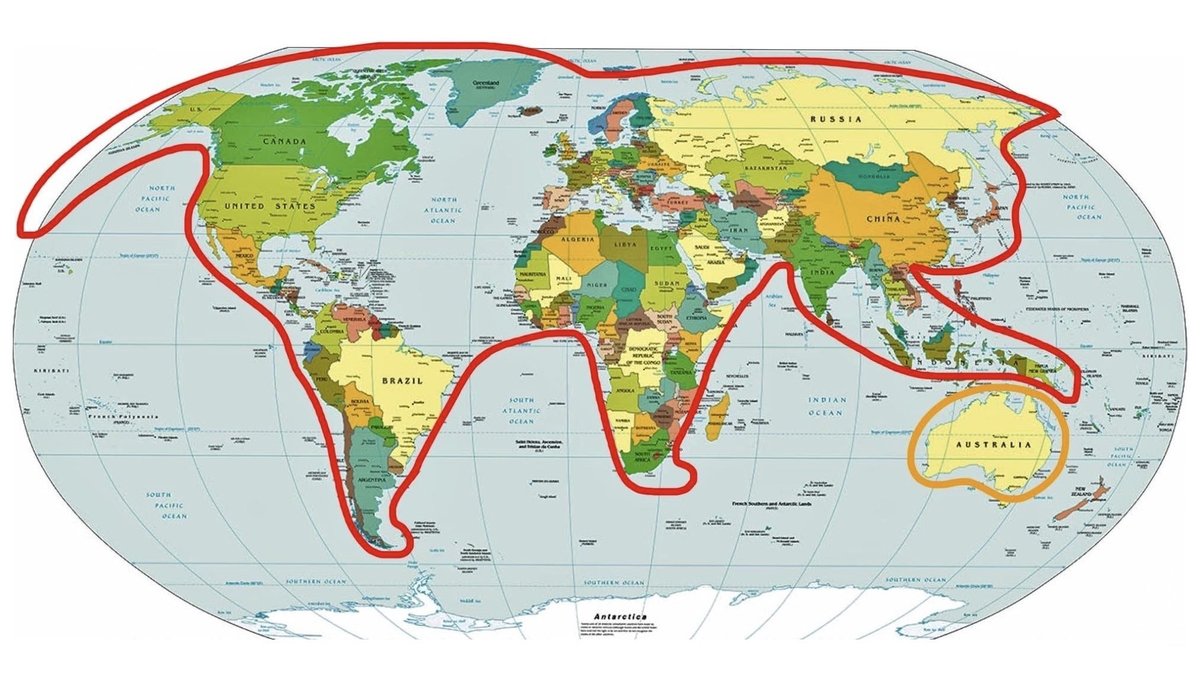 theepicmap's tweet image. Flat Earth theory: the world is flat.

Cat Earth theory: the world is cat, and it's playing with Australia.