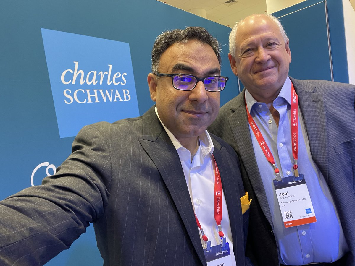 No wealth industry event is complete without meeting up with <a href="/FinTechie/">Joel Bruckenstein</a> #SchwabIMPACT #wealthtech <a href="/AdvisorEngine/">AdvisorEngine</a>