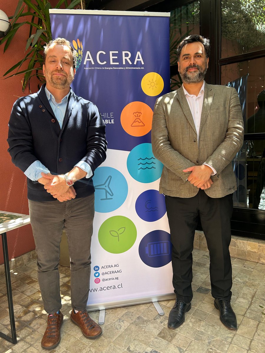 ACERA A.G. (@aceraag) on Twitter photo 🚨 Esta mañana se llevó a cabo una sesión, presidida por Sergio del Campo, Presidente de ACERA, y <a href="/analiaenergia/">Ana Lia Rojas</a>, Directora Ejecutiva, donde se renovó un tercio del directorio y se escogió al nuevo Vicepresidente y Tesorera.
🔗 Más información: mailchi.mp/acera.cl/elecc… 🚨 Esta mañana se llevó a cabo una sesión, presidida por Sergio del Campo, Presidente de ACERA, y <a href="/analiaenergia/">Ana Lia Rojas</a>, Directora Ejecutiva, donde se renovó un tercio del directorio y se escogió al nuevo Vicepresidente y Tesorera.
🔗 Más información: mailchi.mp/acera.cl/elecc…