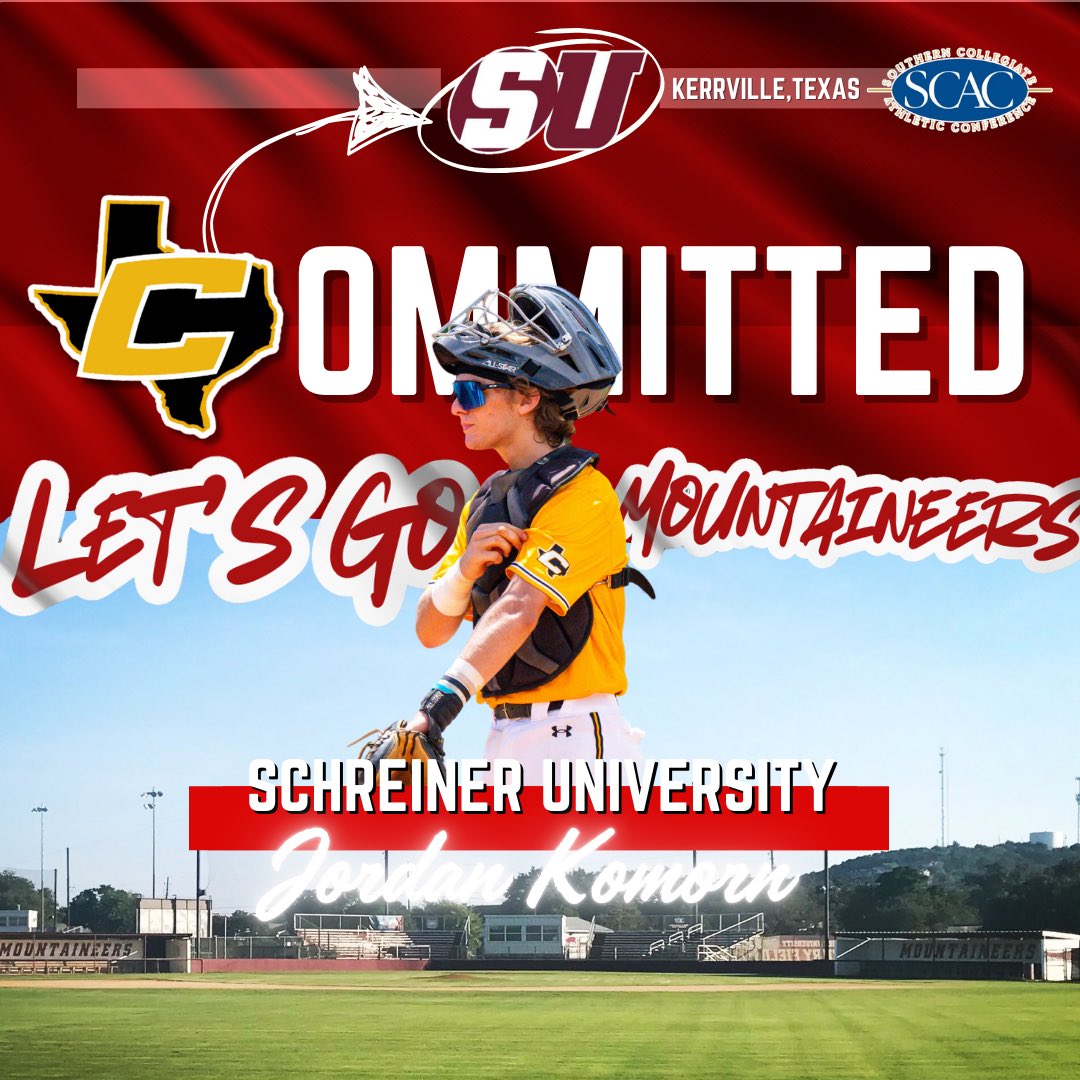 Canes SW Recruiting (@canes_recruits) on Twitter photo Congratulations to 2025 C Jordan Komorn (<a href="/JordanKomorn/">Jordan Komorn</a>) on his commitment to <a href="/SchreinerBSB/">Schreiner Baseball</a>
#CanesCommit #TheSW #Mountaineers #Schreiner Congratulations to 2025 C Jordan Komorn (<a href="/JordanKomorn/">Jordan Komorn</a>) on his commitment to <a href="/SchreinerBSB/">Schreiner Baseball</a>
#CanesCommit #TheSW #Mountaineers #Schreiner