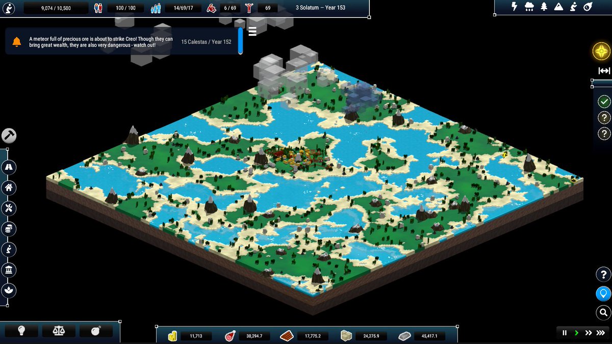 I need the community's opinion:
I'm torn between using a colored gradient for the background, or the OG black from 90s Iso-games.

What do y'all prefer?

#indiedev #art