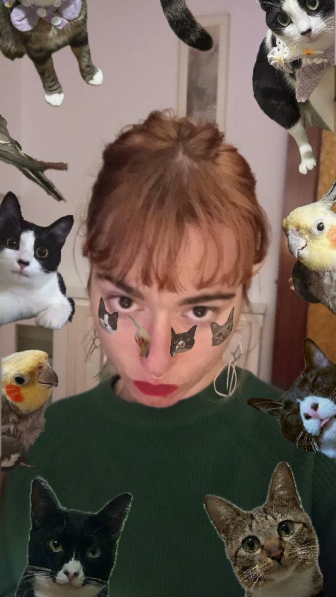 manifestando ser 1tía chill dcojones con cafetera y media