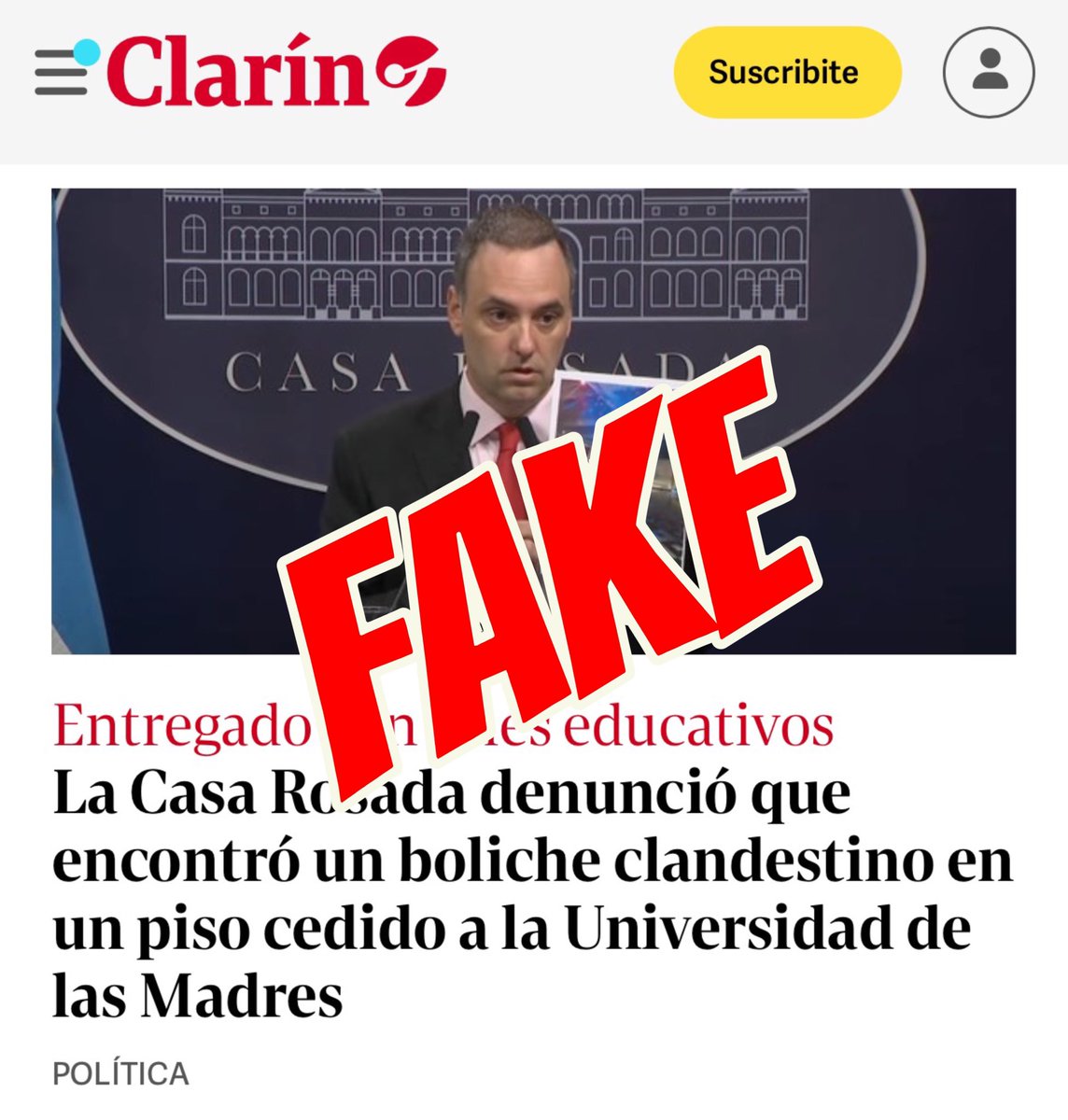 Este lugar no está a disposición de las Madres desde el año 2018. 
Están replicando una mentira del gobierno sin chequear.