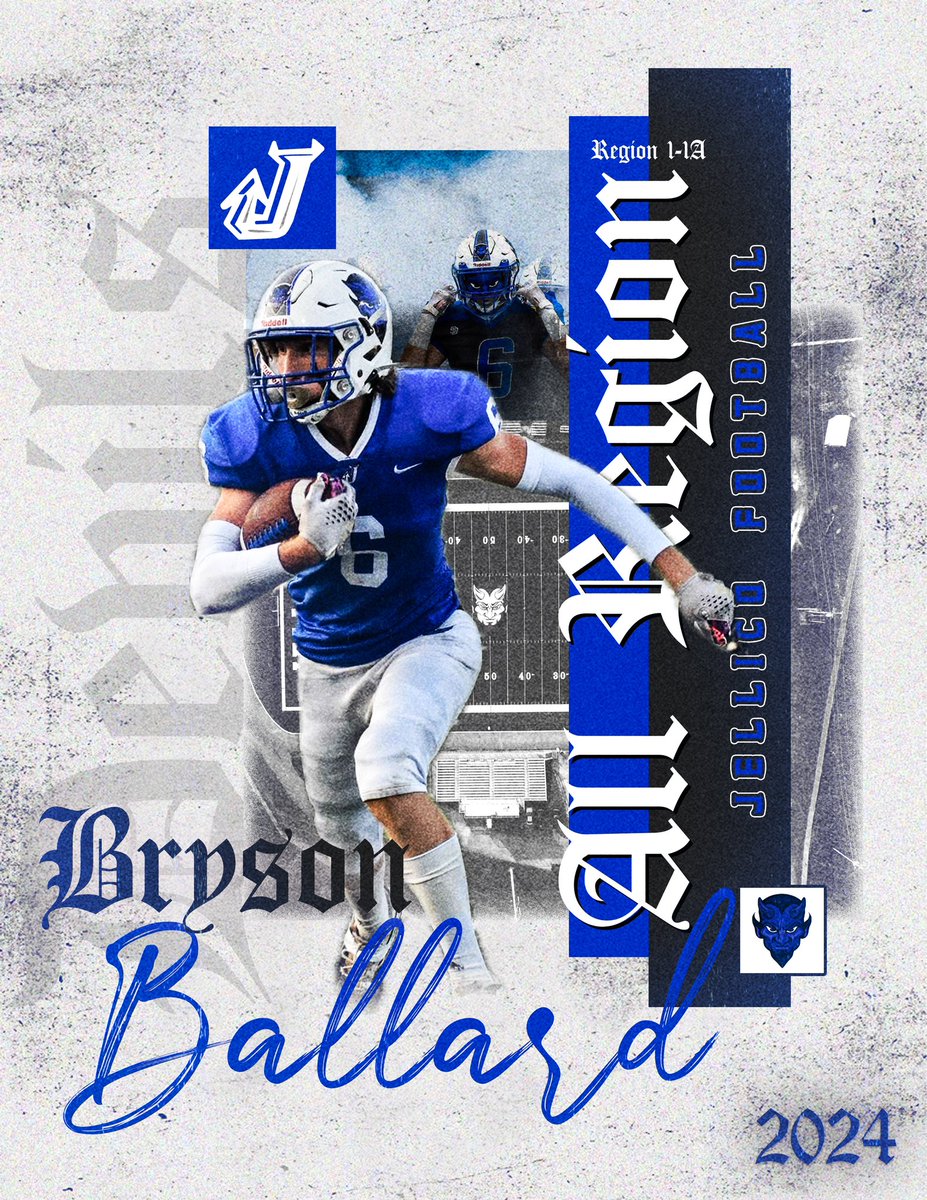 jellicofootball (@jellicofootbal1) on Twitter photo In 9οΈβ£ games
Rushing 21 Attempts- 115 yards - 1 TD
Receiving 37 catches - 476 yards - 4TD
41 Tackles - 4 TFL - 5 Sacks - 1 Forced Fumble - 1 Fumble Recovery - 1 Pass Break Up
<a href="/Bryson_Ballard6/">Bryson Ballard</a> congrats on making ALL REGION In 9οΈβ£ games
Rushing 21 Attempts- 115 yards - 1 TD
Receiving 37 catches - 476 yards - 4TD
41 Tackles - 4 TFL - 5 Sacks - 1 Forced Fumble - 1 Fumble Recovery - 1 Pass Break Up
<a href="/Bryson_Ballard6/">Bryson Ballard</a> congrats on making ALL REGION