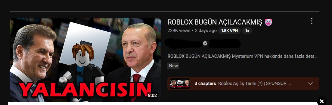 emiran_81's tweet image. Mustafa Sarıgül'ün "ROBLOX Açılıcak" Paylaşımlarının yalancı olduğunu söylüyen youtuberler çıktı.
#SaveRoblox