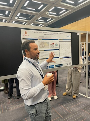 Health Services and Policy Research Institute (@queens_hspri) on Twitter photo PhD Candidate <a href="/AdhanomBaraki/">Adhanom Baraki</a> presenting his study: Integrating Mental Health Services into Primary Care in Ethiopia #NAPCRG2024 <a href="/QueensUHealth/">Queen's Health Sciences</a> <a href="/queensuResearch/">Research@Queen's University</a> PhD Candidate <a href="/AdhanomBaraki/">Adhanom Baraki</a> presenting his study: Integrating Mental Health Services into Primary Care in Ethiopia #NAPCRG2024 <a href="/QueensUHealth/">Queen's Health Sciences</a> <a href="/queensuResearch/">Research@Queen's University</a>