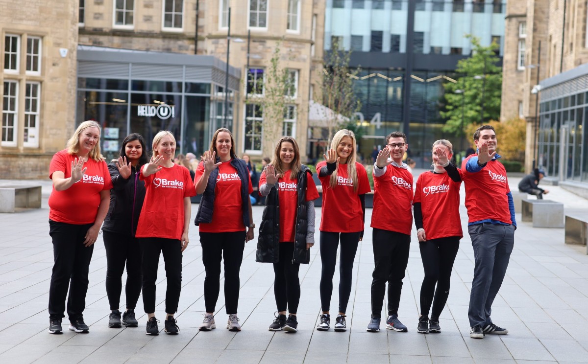Brakecharity's tweet photo. We liked to send a HUGE thank you to our amazing fundraisers taking on the Brake 5 Challenge this week for #RoadSafetyWeek! 

💛 Every pound raised helps us support road victims

🌟 Want to make a difference too? Make a donation: https://t.co/dAqswLGkEx https://t.co/OGbUAQKUUS