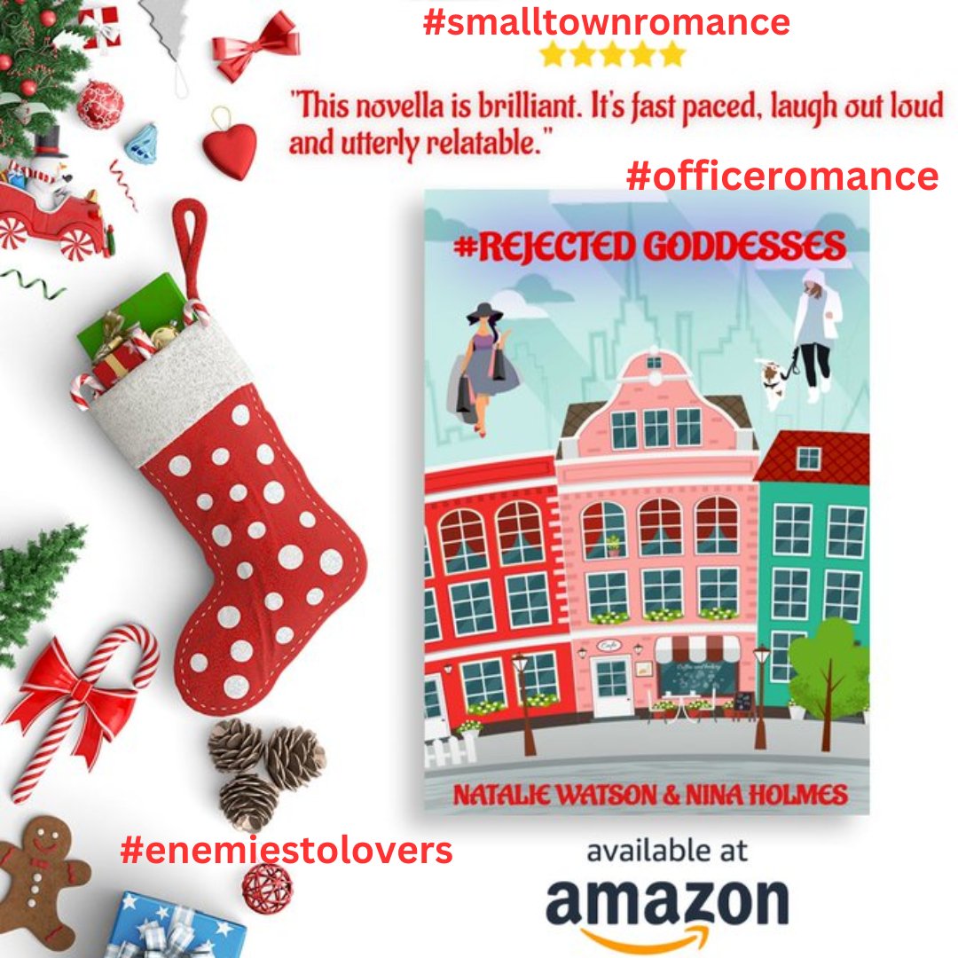 RejectedGoddes2's tweet image. ⭐️⭐️⭐️⭐️⭐️"What a fabulous little book. It checked all of my favorite tropes, and had me laughing out more times than I could count. It would make a perfect Romantic Comedy, easily everyone's beloved." #Romance #bookworms #BooksWorthReading #holidayreads #booklove #booktok #books