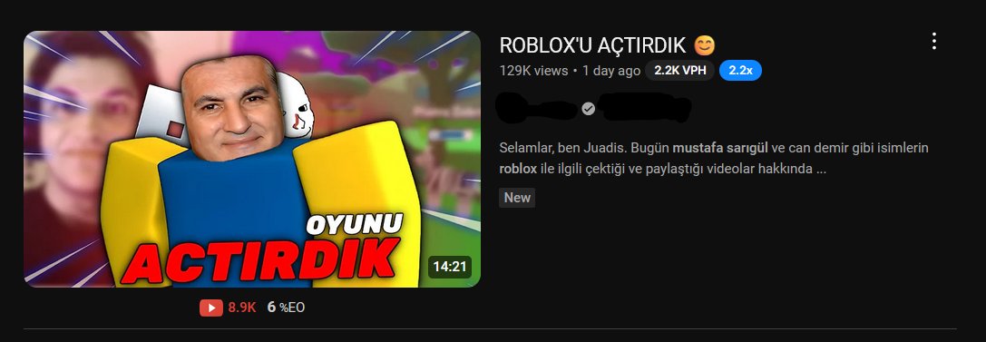 emiran_81's tweet image. Mustafa Sarıgül'ün "ROBLOX Açılıcak" Paylaşımlarının yalancı olduğunu söylüyen youtuberler çıktı.
#SaveRoblox