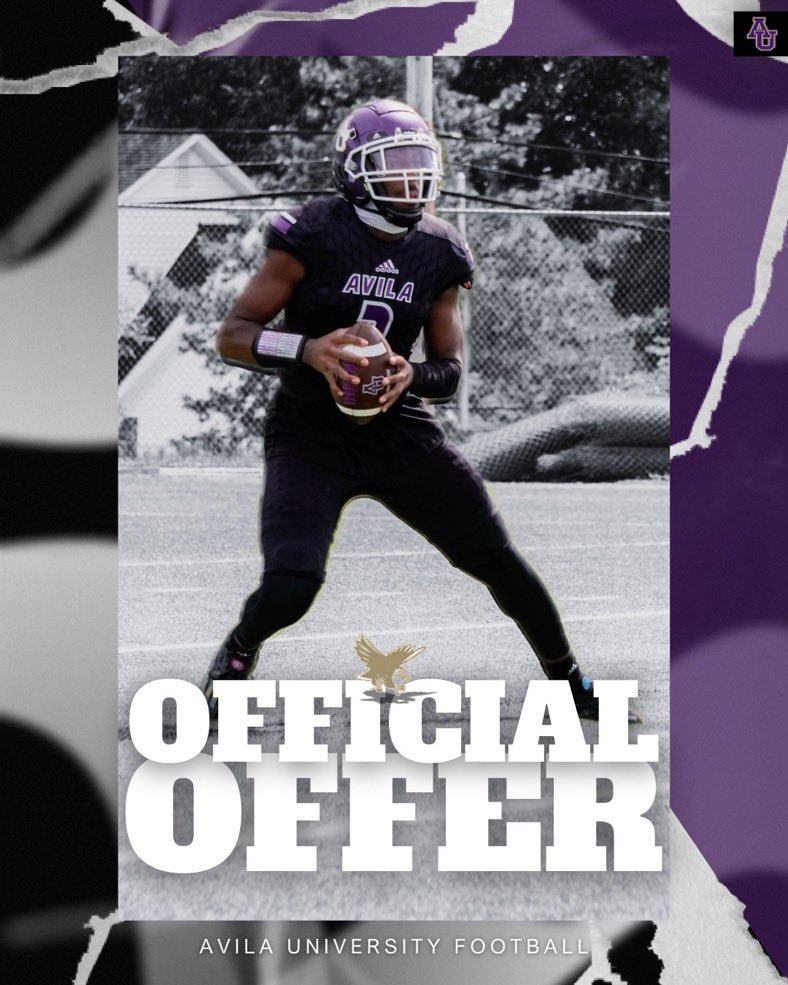 Excited to have Recived another offer from Avila Univeristy , thank you so much coach ! <a href="/Coach__Pence/">Coach Pence</a> <a href="/SMSRaiderFB/">SMS Raider Football</a> <a href="/Jayden__Russell/">Jayden Russell</a> <a href="/PrepRedzoneKS/">Prep Redzone Kansas</a>