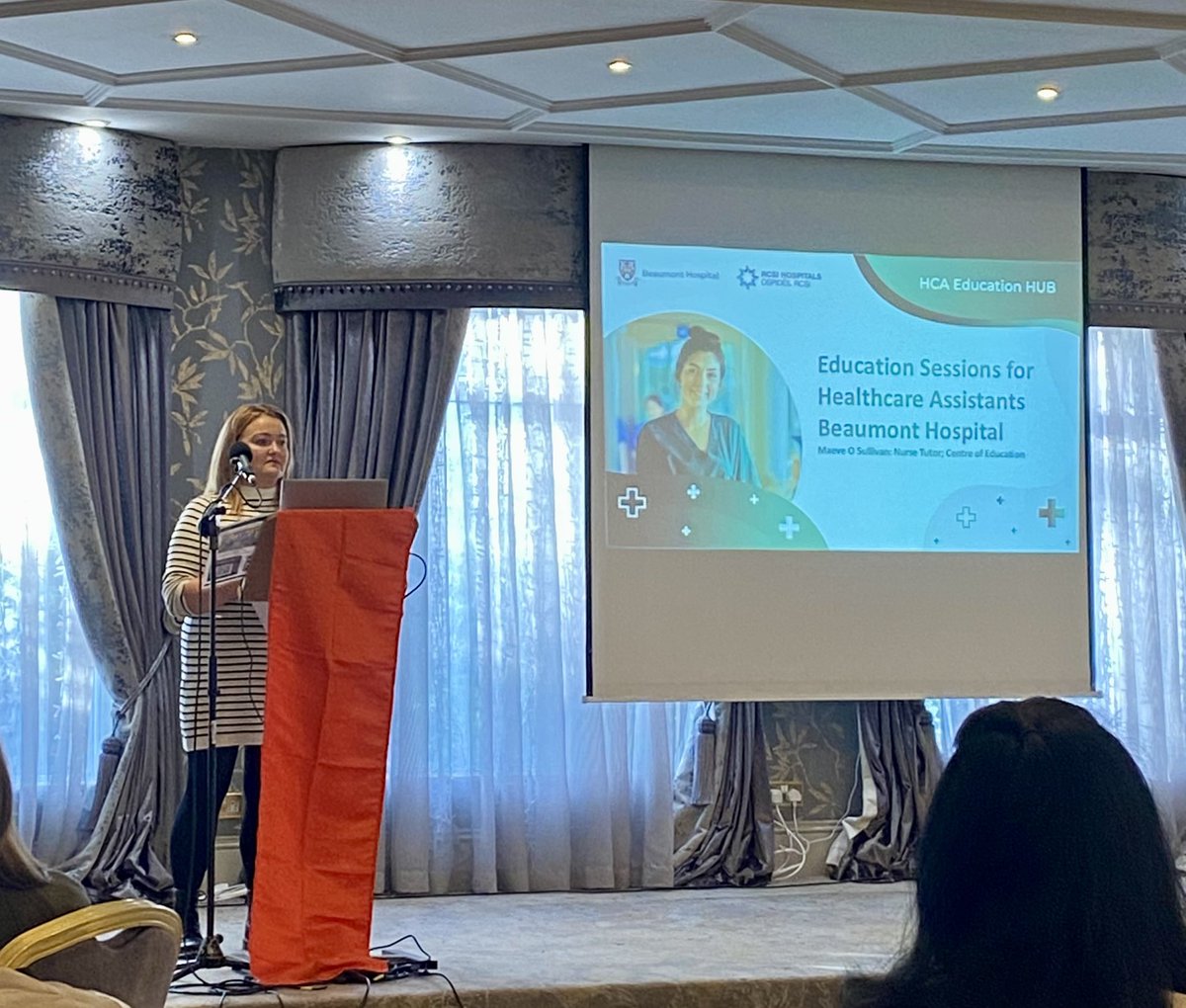 LouiseM37401533's tweet photo. Fantastic representation from @Beaumont_Dublin today at #DementiaDME2024 Inaugural Dementia Symposium! @blanaidmccabe @steyn_carol @MaeveOSullivan7 @paulmaloney83 @connolly_sinead @Yvonne13Ryan https://t.co/hPCWU4VzXd
