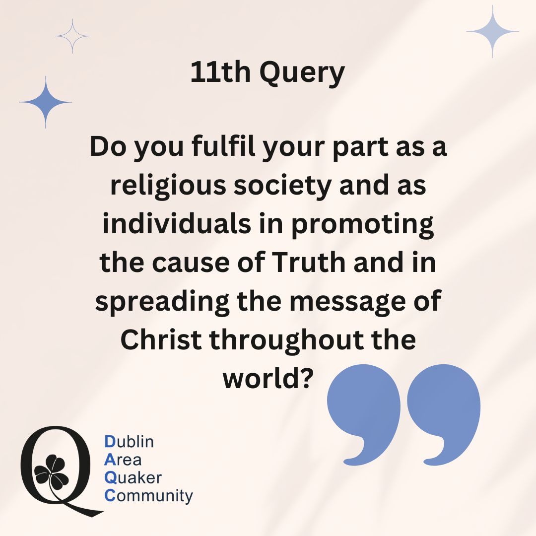 Dublin Area Quaker Community - DAQC tweet media