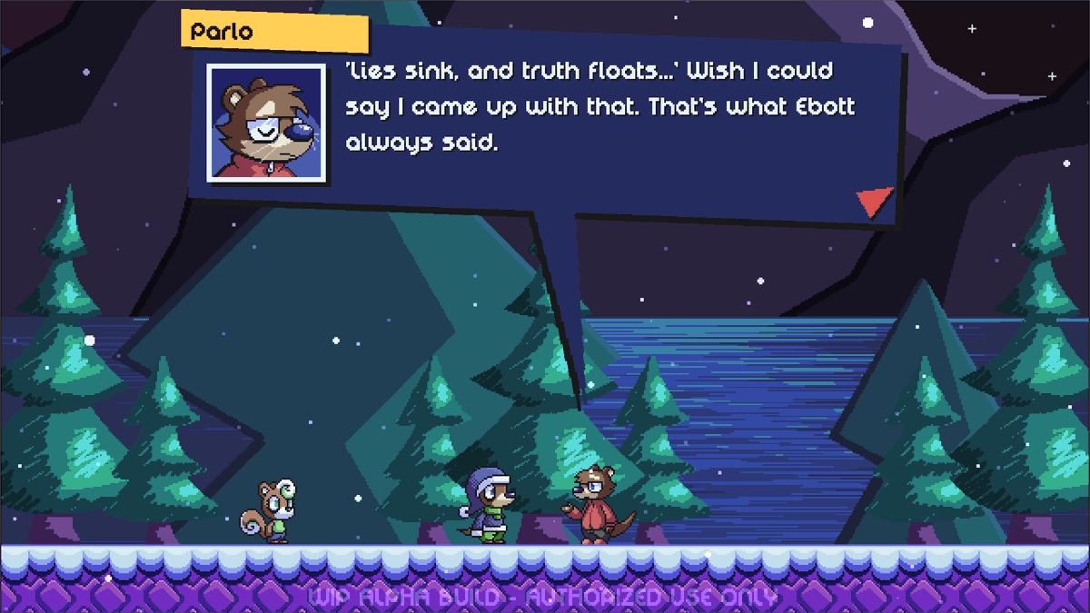 MeanderForth's tweet photo. Chapter 2 of Meander Forth is COMPLETE!   

I plan to have a preview build available to patrons VERY soon, as well as a proper demo of the game before too long!  

Up next on the agenda is the Teak's Tall Tale prologue stage, however! 

#meanderforth https://t.co/0c7vV7b1pt