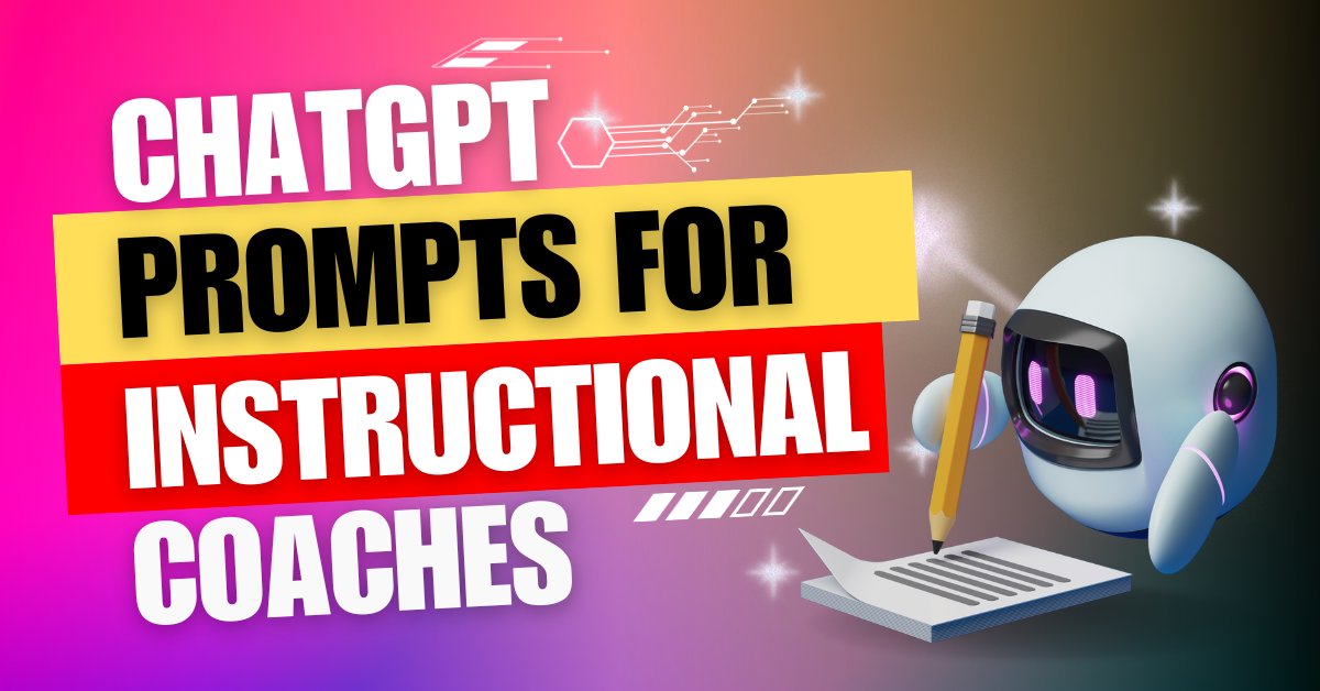 TCEA's tweet image. Coaches, looking to supercharge your sessions? 💥 These ChatGPT prompts will help you brainstorm strategies, create lesson plans, and save time—AI to the rescue! 

sbee.link/uexjahgp76
#educoach #aiineducation #teachingtips