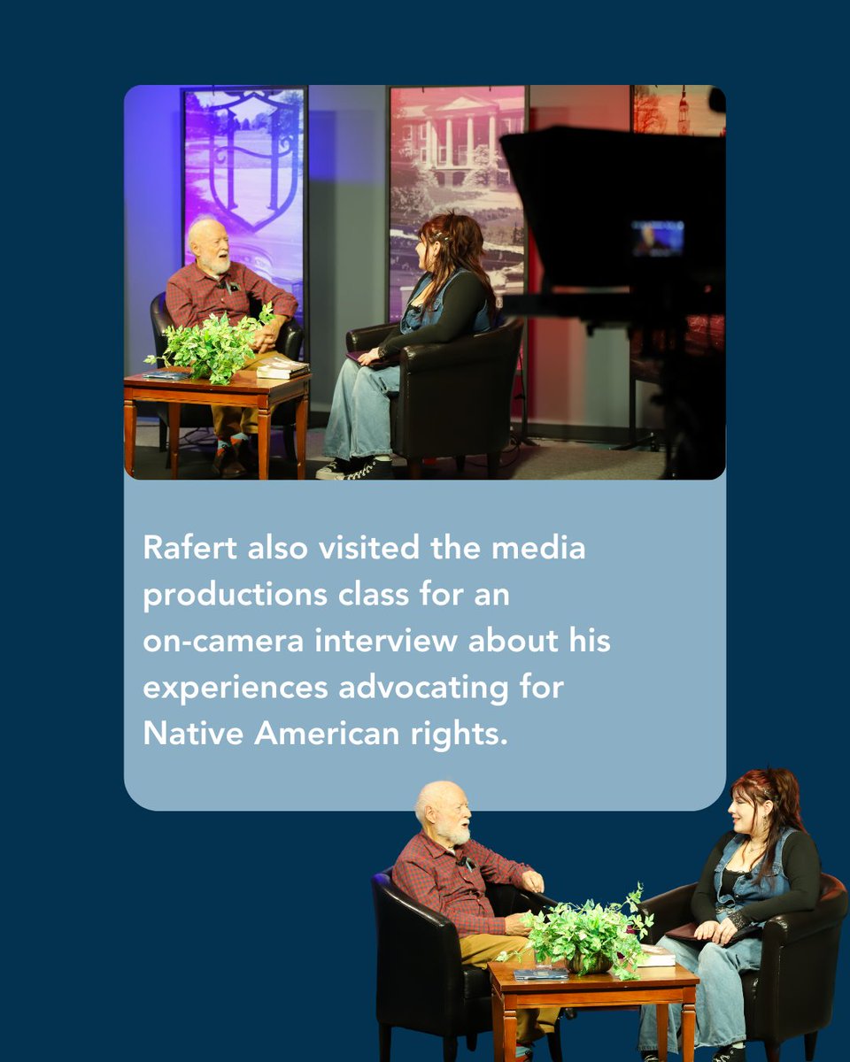 In celebration of Native American Heritage Month, author Stewart Rafert visited multiple classes and led an on-campus discussion on his experience working closely with the Miami Nation of Indiana.