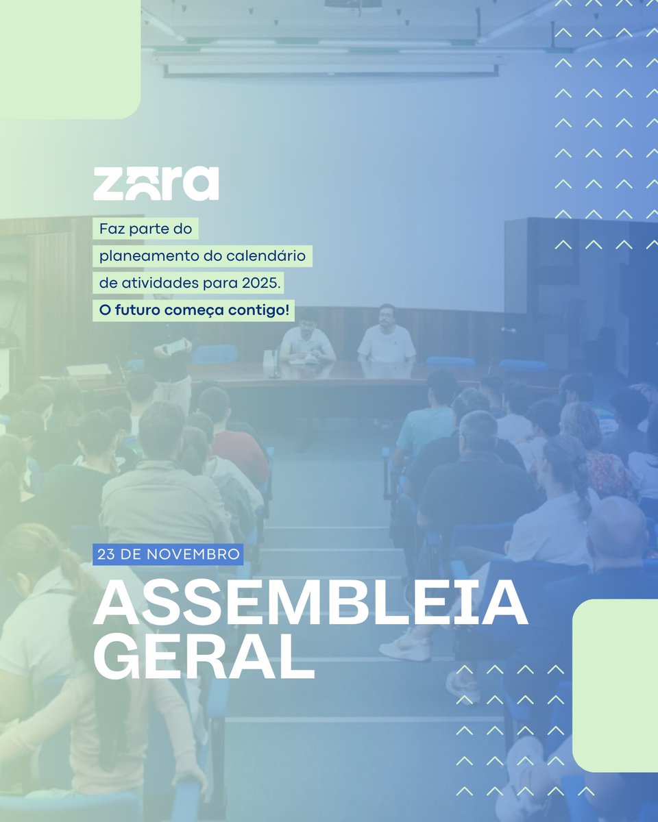 zora_mcn's tweet photo. 📣 𝗖𝗢𝗡𝗩𝗢𝗖𝗔𝗧Ó𝗥𝗜𝗔 𝗔𝗦𝗦𝗘𝗠𝗕𝗟𝗘𝗜𝗔 𝗚𝗘𝗥𝗔𝗟 - 𝟮𝟯 𝗱𝗲 𝗡𝗼𝘃𝗲𝗺𝗯𝗿𝗼 📣

A Zora - Movimento Associativo de Jovens Marcoenses convoca todos os associados para a Assembleia Geral.

📅 Sábado, 23 de Novembro
🕕 18h
📍 Sede - Jardim de Infância Valdecidos https://t.co/4477tNlX2Z