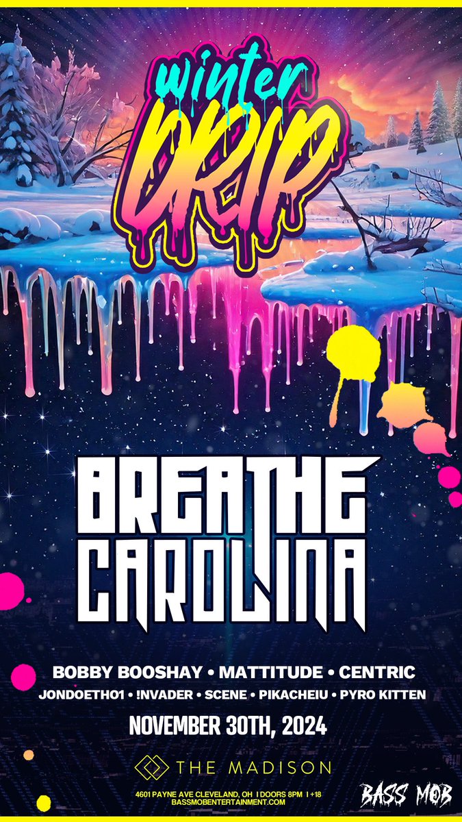 BobbyBooshay216's tweet photo. Next Saturday playing a show with @BreatheCarolina and some homies!!! 

Grab your tickets here: https://t.co/1QoJ7Oc2IK https://t.co/hNN9tBfMF7