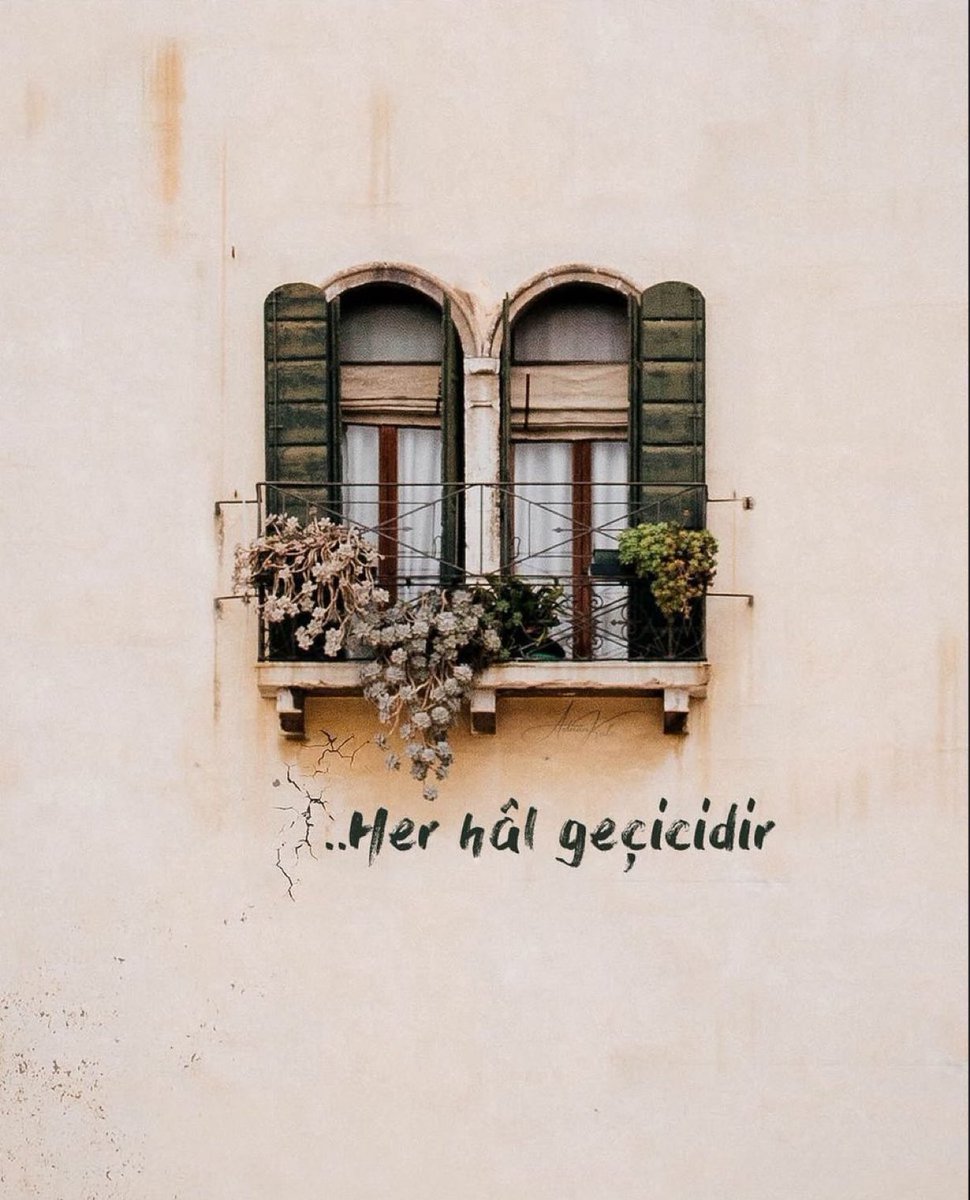 sivriikalemler's tweet photo. Her hâl geçicidir. https://t.co/YXwSRgC2OK