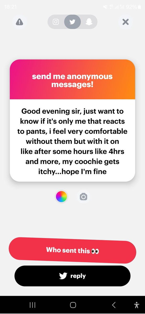 Twitter for pant 🙏🏾