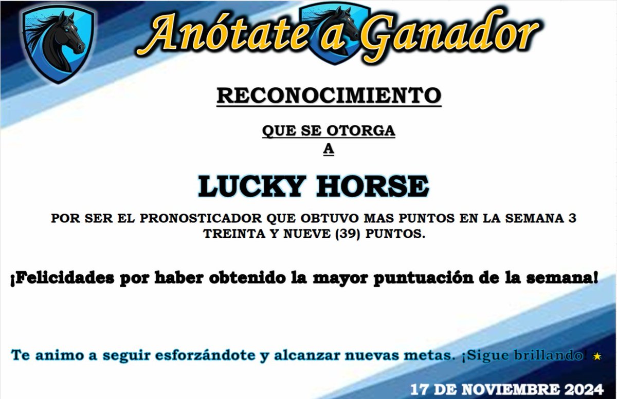 MARLON CRIOLLO (@mcriollotdc) on Twitter photo ...Tener un reconocimiento de Premiación en Pronósticos del Hipodromo la Rinconada por una Revista Digital es Excelente.., pero Tener 2 Premiaciones por otra Revista en la Misma Semana..Es Extraordinario !!! De verdad Muy agradecido..Gracias ! Lucky Horse <a href="/anotateaag/">Revista Hípica Digital Anótate a Ganador</a> <a href="/YEALCLAS/">Al Galope</a> ...Tener un reconocimiento de Premiación en Pronósticos del Hipodromo la Rinconada por una Revista Digital es Excelente.., pero Tener 2 Premiaciones por otra Revista en la Misma Semana..Es Extraordinario !!! De verdad Muy agradecido..Gracias ! Lucky Horse <a href="/anotateaag/">Revista Hípica Digital Anótate a Ganador</a> <a href="/YEALCLAS/">Al Galope</a>