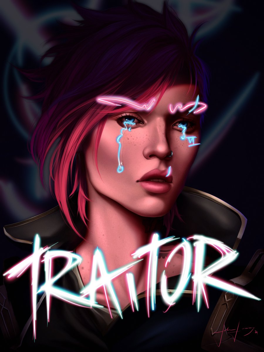 byjohnjonny's tweet photo. Jinxed Vi 🩷🩵

#arcane #lol #netflix #art #fanart #leagueoflegends #digitalart #procreate https://t.co/3IaDRUFKFG