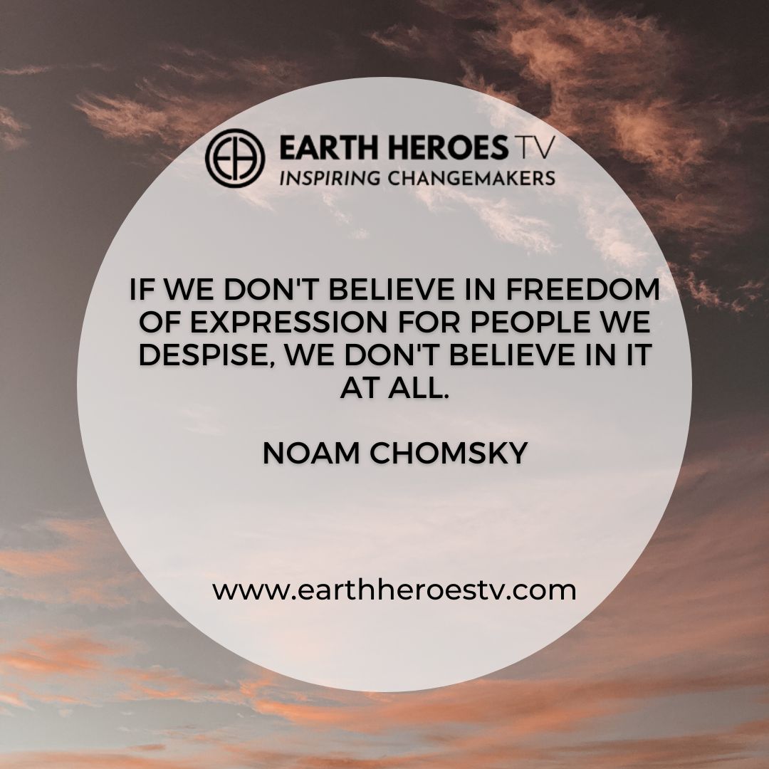 MovementHeroes's tweet photo. If we don't believe in freedom of expression for people we despise, we don't believe in it at all.

Noam Chomsky

Follow us for more great content.

Visit our website https://t.co/1fItU5nSe3 https://t.co/K9IYTmZhHx