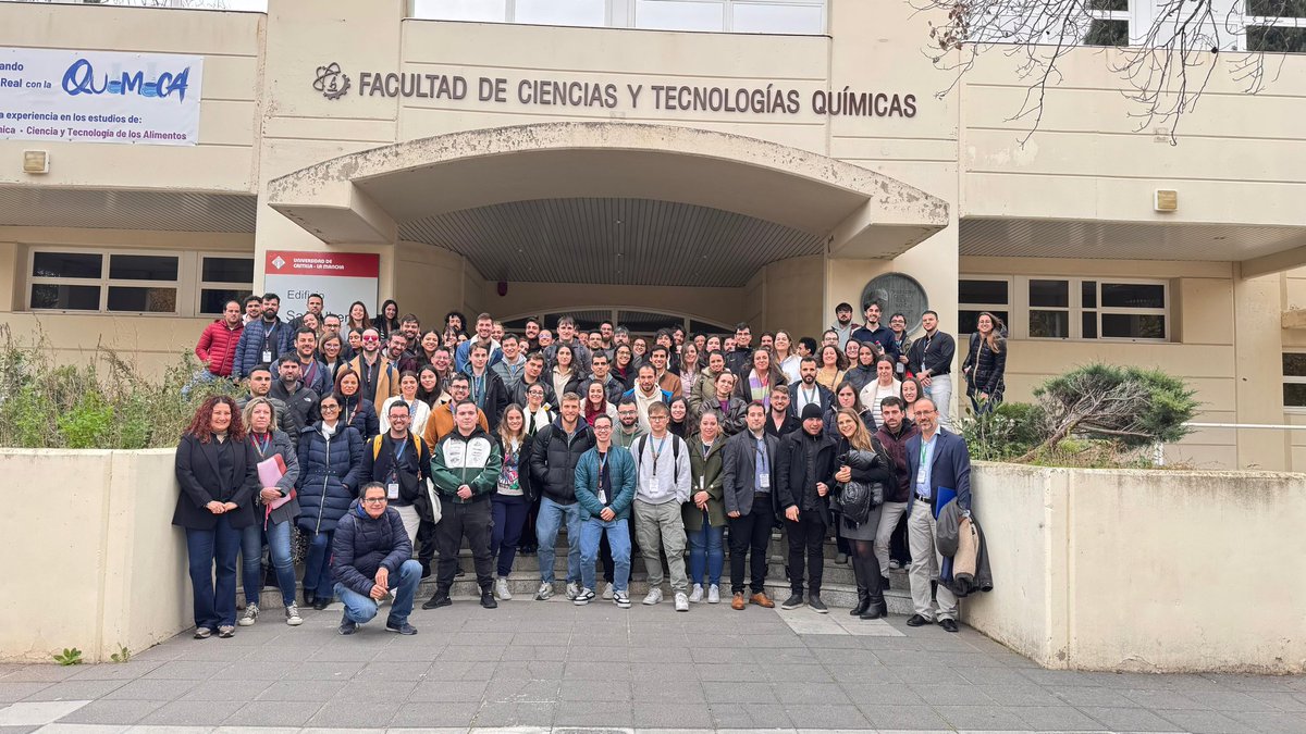 Jóvenes Investigadores Químicos (JIQ-RSEQ) (@jovenesquimicos) on Twitter photo And we close this XX edition of the Symposium of Young Chemists <a href="/JovenesQuimicos/">Jóvenes Investigadores Químicos (JIQ-RSEQ)</a> of the <a href="/RSEQUIMICA/">RSEQ</a> with a group picture. Thanks a lot to <a href="/uclm_es/">Universidad de Castilla-La Mancha</a> <a href="/FCTQ_uclm/">Facultad CyT Químicas</a> <a href="/RSEQ_ST_CLM/">RSEQstclm.bsky.social</a> <a href="/AnthonyKBond/">AnthonyKBond.bsky.social</a> <a href="/MarianHerreroCH/">MARIA ANTONIA HERRERO</a> & the rest of the organization for 4 days of this wonderful Symposium! And we close this XX edition of the Symposium of Young Chemists <a href="/JovenesQuimicos/">Jóvenes Investigadores Químicos (JIQ-RSEQ)</a> of the <a href="/RSEQUIMICA/">RSEQ</a> with a group picture. Thanks a lot to <a href="/uclm_es/">Universidad de Castilla-La Mancha</a> <a href="/FCTQ_uclm/">Facultad CyT Químicas</a> <a href="/RSEQ_ST_CLM/">RSEQstclm.bsky.social</a> <a href="/AnthonyKBond/">AnthonyKBond.bsky.social</a> <a href="/MarianHerreroCH/">MARIA ANTONIA HERRERO</a> & the rest of the organization for 4 days of this wonderful Symposium!