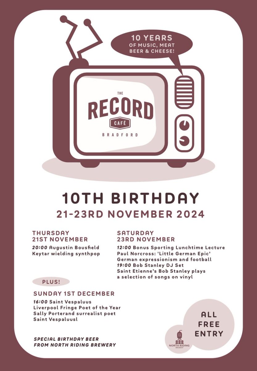 paul the poet (@absurdlyso) on Twitter photo I'm giving a "bonus" sporting lunchtime lecture on german expressionism & sport etcetera at the marvellous <a href="/TheRecordCafe/">The Record Café</a> 10th b'day celebrations this sat'day lunchtime; so come on down #northparade #bradford high noon to witness the warm up act for <a href="/rocking_bob/">bob stanley</a> <a href="/davidpendleton0/">David Pendleton</a> I'm giving a "bonus" sporting lunchtime lecture on german expressionism & sport etcetera at the marvellous <a href="/TheRecordCafe/">The Record Café</a> 10th b'day celebrations this sat'day lunchtime; so come on down #northparade #bradford high noon to witness the warm up act for <a href="/rocking_bob/">bob stanley</a> <a href="/davidpendleton0/">David Pendleton</a>