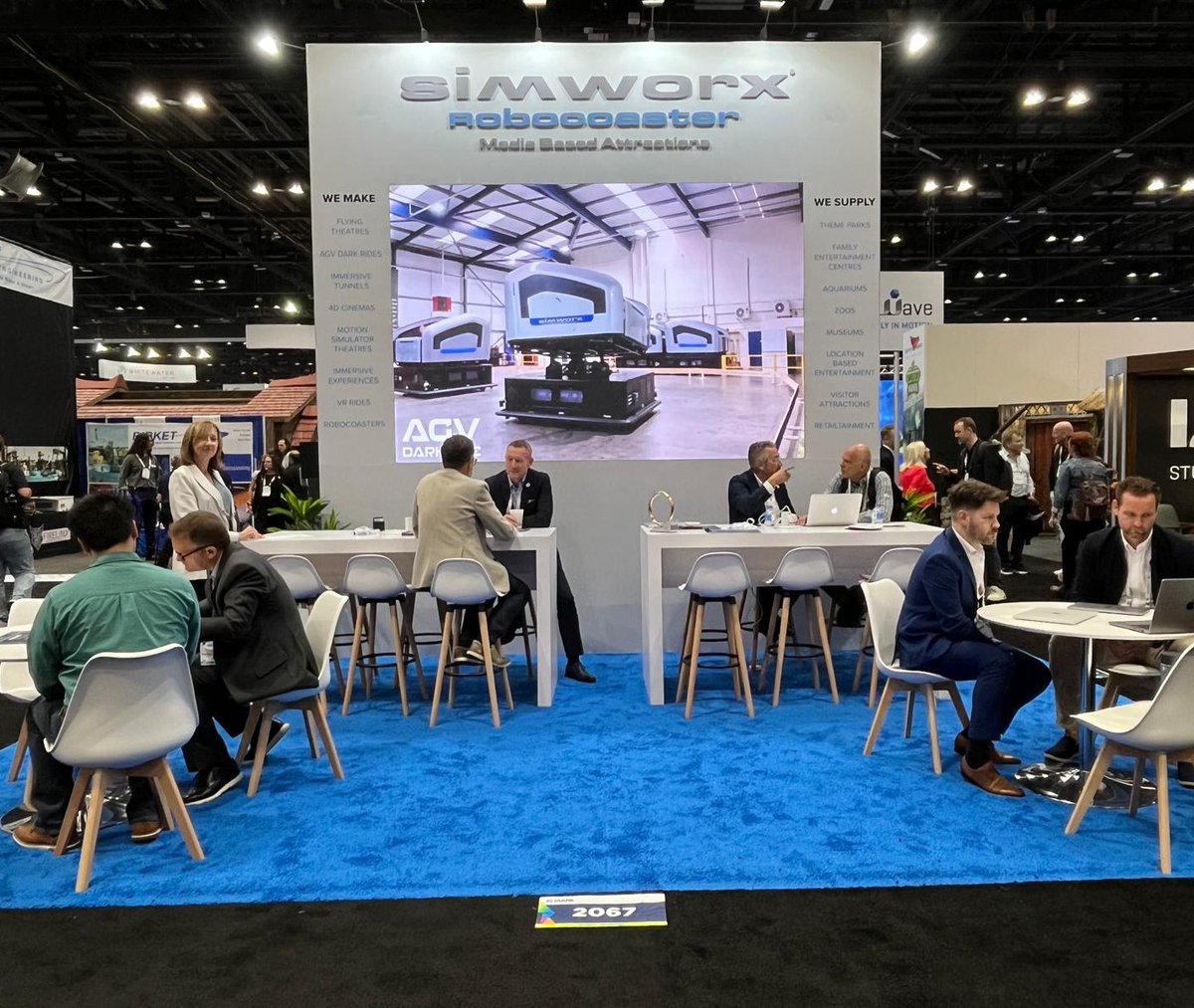 What a busy IAAPA we're having this week! 🎢

There is still time to come visit the Simworx team at booth 2067 and hear all about out exciting range of media based attractions!

 #iaapa2024