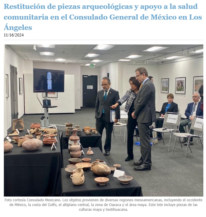 carlos_glezgtez's tweet photo. "Estas piezas, entregadas mediante una restitución anónima, fueron identificadas preliminarmente @INAHmx como pertenecientes a diversas culturas prehispánicas. Este logro reafirma el compromiso con la preservación del legado histórico de 🇲🇽" @Pasadenanesp

https://t.co/bUnMJPQ7c8 https://t.co/WUzXnbQc4v