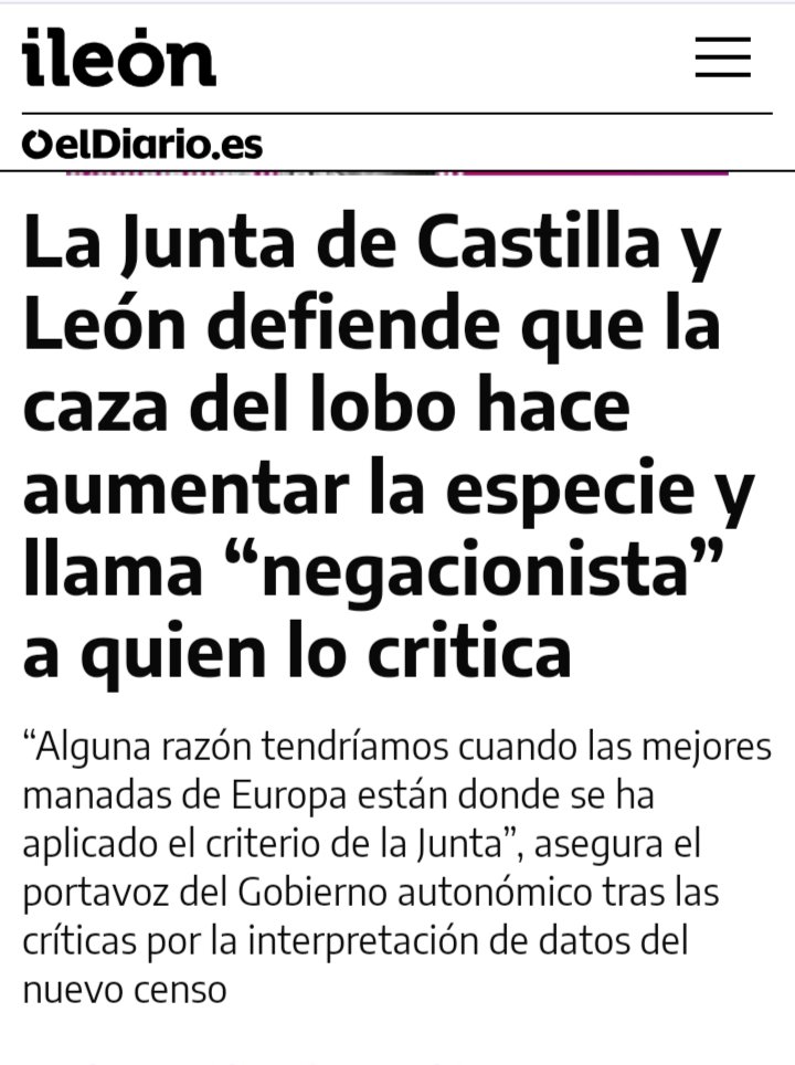 ascel_lobo's tweet photo. Sr @cfcarriedo. Sostener que matar 1104 lobos en CyL entre 2006 y 2021 es beneficioso para la conservación del lobo no sólo es negacionismo científico, va más allá. Es tratar a los ciudadanos de CyL como imbéciles. https://t.co/BvVHoLFKG4