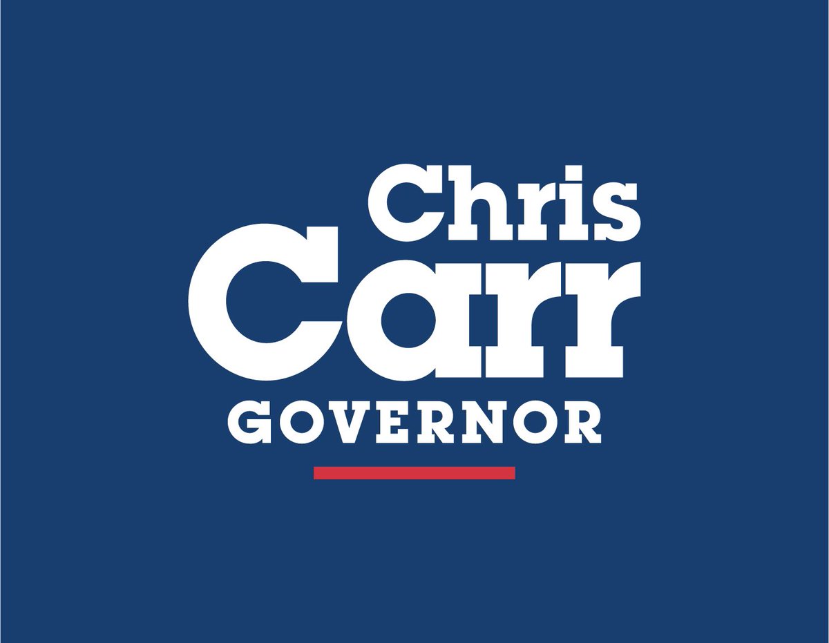 ChrisCarr_Ga's tweet image. Today, I filed paperwork to run for Governor in 2026. 

As a proven conservative, building on the legacy of Brian Kemp, Nathan Deal and Sonny Perdue, I’m running to create jobs for hardworking Georgians, keep our families and our neighborhoods safe, and vigorously defend our…