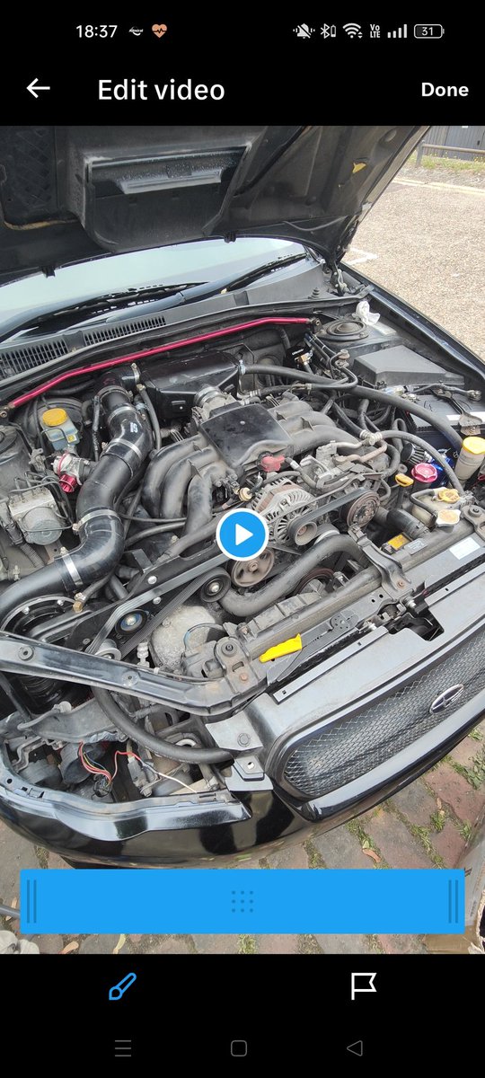 ZenkiiSR's tweet photo. @horsepower 2005 Subaru legacy 3.0 spec B 

6cyl Supercharged , full stainless exhaust (headers included) brembos from an Sti and other Qol changes. pink sti springs bilsteins from factory and legacy GT spec b front end. Imo greatest Subaru engine ever made. https://t.co/x9FHYChxYo