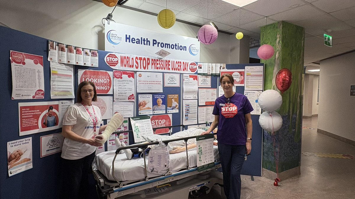 NursingOlol's tweet photo. The @NursingOlol world class TVN team were raising awareness &amp; providing education on #StopThePressure &amp; encouraging everyone to #look&amp;listen creating a culture shift to eliminate avoidable pressure ulcers in the healthcare setting. https://t.co/LdhHdaCH1z