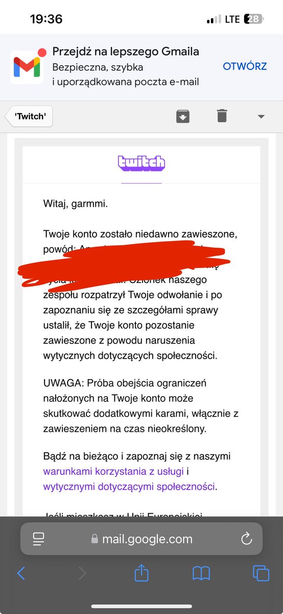 garmmi2's tweet photo. @Tofikens @TwitchSupport No cusz, łączę się w bólu z braciakiem https://t.co/ohmO87FR2u